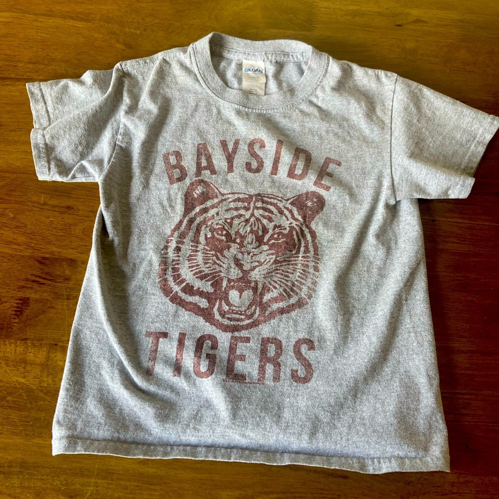 Saved by the Bell Gray Heather 'Bayside Tigers' Tee -
Size: XS (5/6)